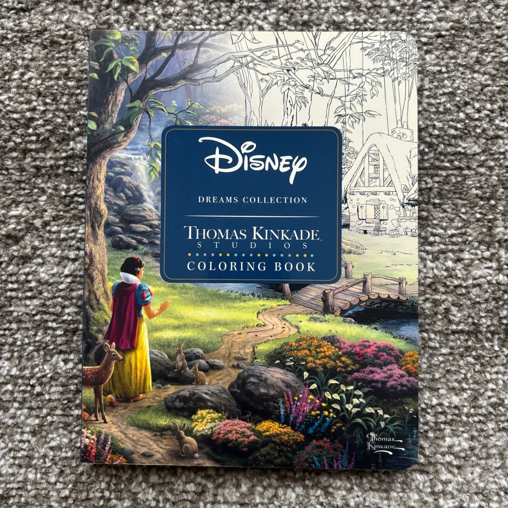 Disney Dreams Collection Thomas Kinkade Studios Coloring Book